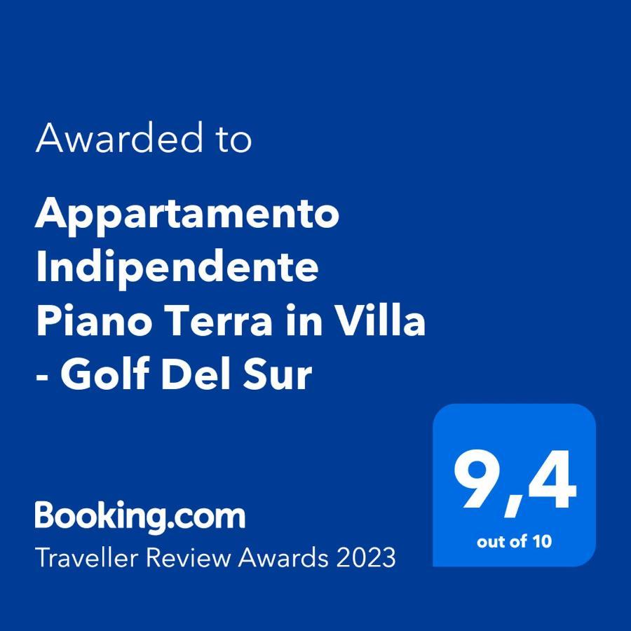Appartamento Indipendente Piano Terra In Villa - Golf Del Sur San Miguel de Abona Zewnętrze zdjęcie
